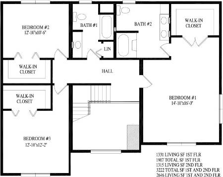 Berkshire Modular Home Floor Plan Second Floor